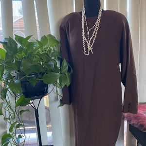 VINTAGE Brown Neiman Marcus Dress Size 10